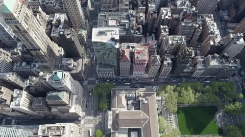 Rectangular City Lawn Behind a Grand Colonnaded Library Vidéo 62816674