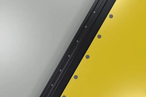Rectangular colored plate on black and white background with rivets イラスト素材