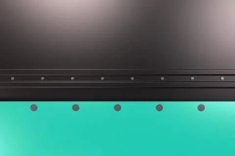 Rectangular colored plate on black background with rivets 库存插图