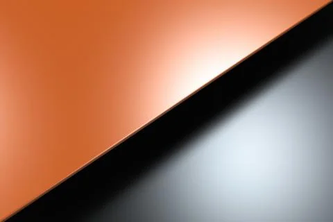 Rectangular colored plate on black background with rivets Stock Illustration