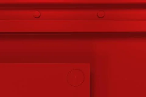 Rectangular colored plate texture with rivets Illustrazione stock