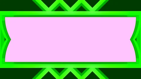 Rectangular colorful, green square frame, rectangular frame, horizontal fra.. Stockbeeldmateriaal 270314675