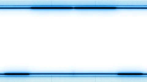 Rectangular colorful neon glowing blue square frame, horizontal frame on wh.. Stock Footage 270314858