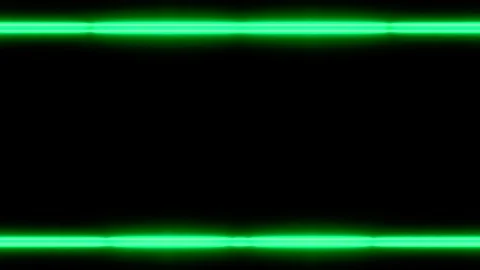 Rectangular colorful neon glowing green frame square horizontal frame on bl.. Stock Footage 270314717