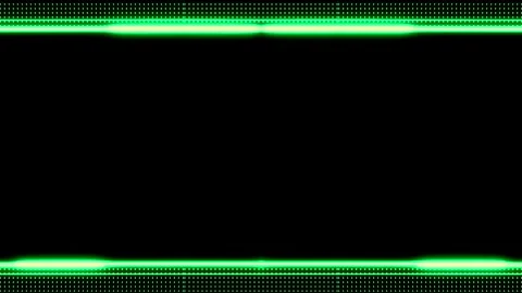 Rectangular colorful neon glowing green frame square horizontal frame on bl.. Stock Footage 270314862
