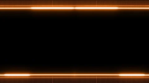 Rectangular colorful neon glowing orange square frame, horizontal frame on .. 스톡 동영상 270314852