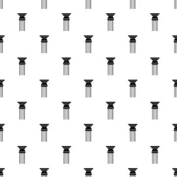 Rectangular column pattern seamless vector Illustrazione stock