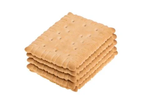 Rectangular cookies isolated Foto stock