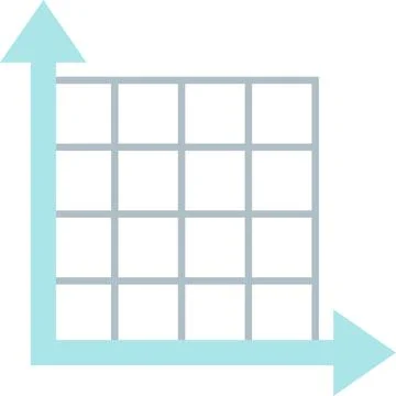 Rectangular Coordinate Systems and Graphs. Flat vector illustration. Ilustración de archivo