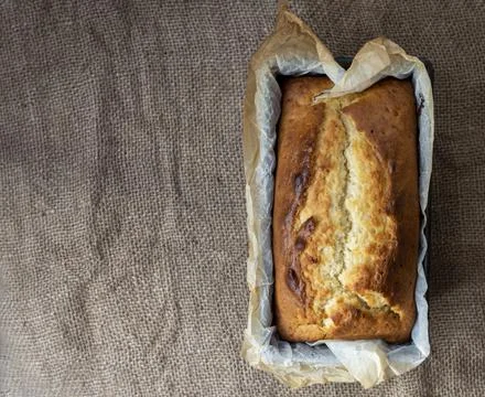 Rectangular cupcake, homemade cakes, close-up top view Stock Photos