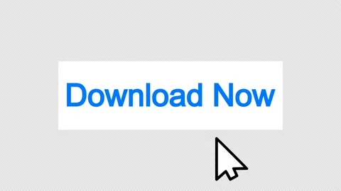 Rectangular Download Now Button Animation, Blue and White Stock Footage 220988261