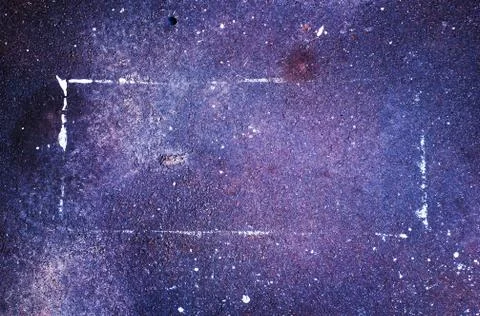 Rectangular empty box on asphalt texture backdrop Stock Photos