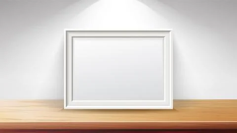 Rectangular Frame Background Concept Vector. Good For Display Your Projects 库存插图