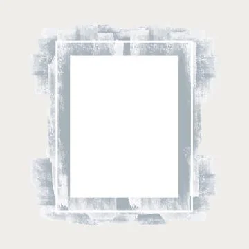 Rectangular frame for the design of banners, inscriptions, logos and art Stockillustratie