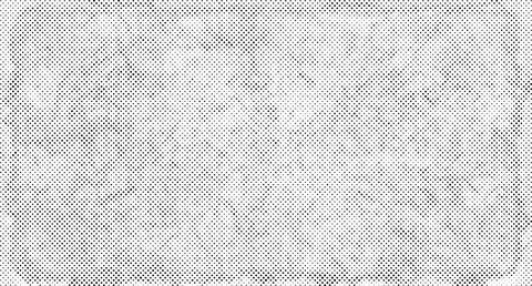 Rectangular frame with distressed halftone dot pattern, grungy black and wh.. イラスト素材