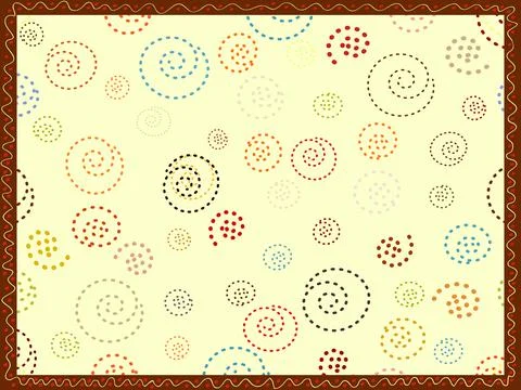 Rectangular frame ethnic card with painted. Stockillustratie