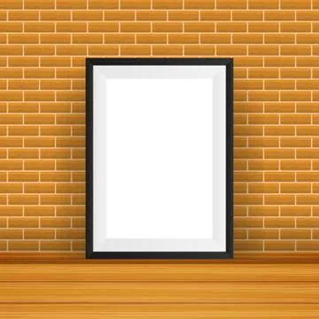 Rectangular Frame. Good For Display Your Projects. Blank For Exhibit Stock Illustration