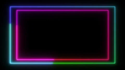 Rectangular frame with shining effects on dark- brown background. Glowing b.. Stock Illustration