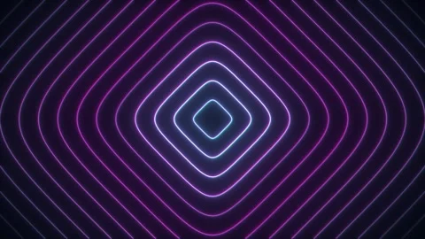 Rectangular geometric fast hypnotic loop animation Stock Footage 306286169
