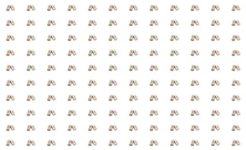 Rectangular giftbox pattern in craft paper design festive on an isolated back Stock Photos