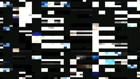 Rectangular Glitch Pixel Blocks Background Motion Graphic 스톡 동영상 308499747