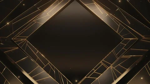 Rectangular gold luxury background with copy space Stock-Footage 300245668