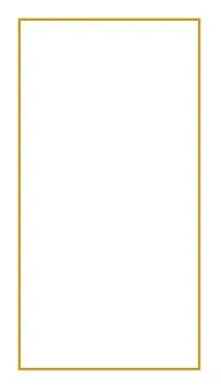 Rectangular Golden Frame Story on The White Background 스톡 일러스트