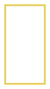 Rectangular Golden Frame Story on The White Background イラスト素材