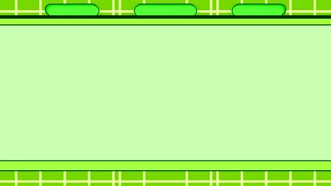 Rectangular green with white lines horizontal frame for whole lime green sc.. Stock Footage 270315684