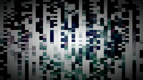 Rectangular Grid Evolution Vertical Movement Motion Background Stockbeeldmateriaal 300319680