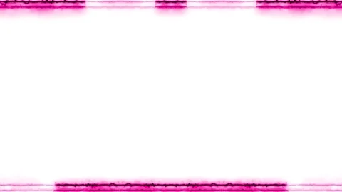 Rectangular horizontal glowing neon shiny pink long lines frame with moving.. Vídeos de archivo 270315274