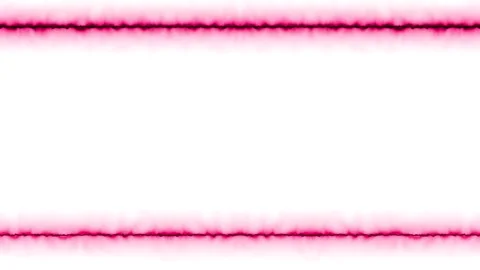 Rectangular horizontal glowing neon shiny red pink long lines frame with sh.. Stockbeeldmateriaal 270315414