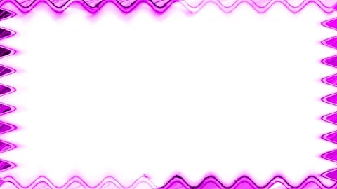 Rectangular horizontal wavy glowing neon shiny pink lines closed frame with.. 스톡 동영상 270315084