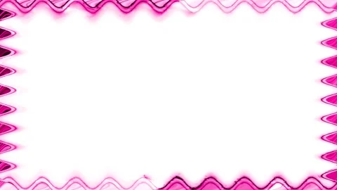 Rectangular horizontal wavy glowing neon shiny dark purple pink long closed.. Stock Footage 270315390