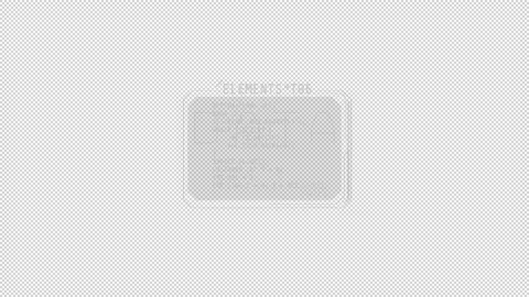 Rectangular HUD Interface window with coding elements. Stock Footage 233354780