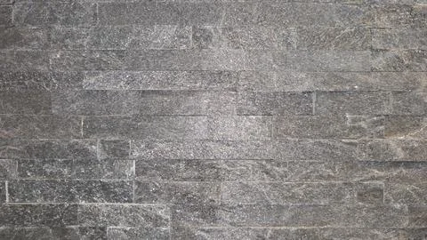 Rectangular lines tiles natural stone bricks material texture on wall backg.. Stock Photos