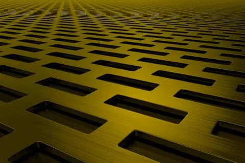 Rectangular metal grate, speaker grille Ilustración de archivo