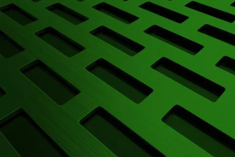 Rectangular metal grate, speaker grille Ilustración de archivo