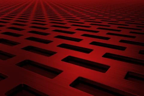 Rectangular metal grate, speaker grille Illustrazione stock