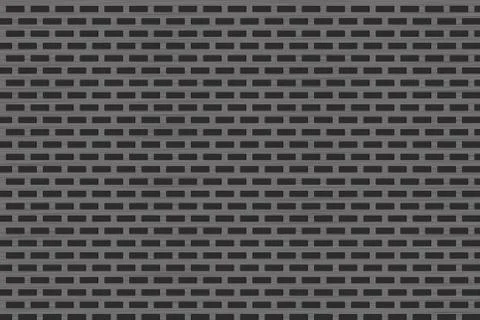 Rectangular metal grate, speaker grille Ilustración de archivo