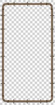Rectangular metal pipe frame is showing elbow joints, clamps in flat art on Stock Illustration