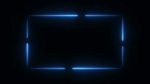 Rectangular moving frame with glowing light 스톡 동영상 239866783