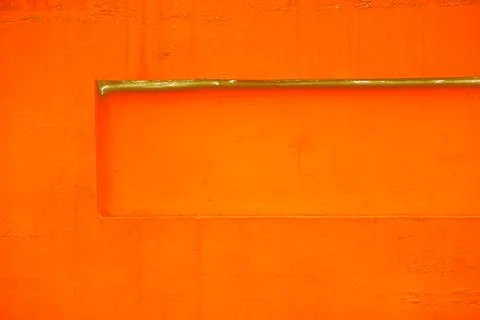 Rectangular niche in a concrete wall, colorful background of a concrete wall  스톡 사진