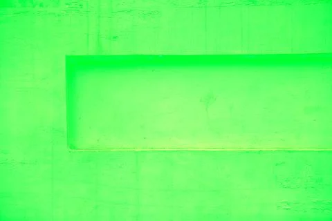 Rectangular niche in a concrete wall, colorful background of a concrete wall  Foto stock