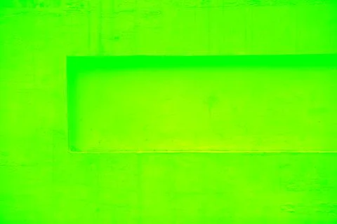 Rectangular niche in a concrete wall, colorful background of a concrete wall  Foto stock