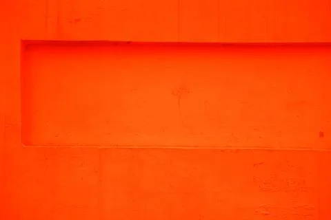 Rectangular niche in a concrete wall, colorful background of a concrete wall  Stock Photos