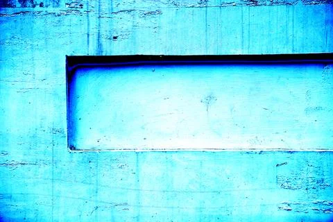 Rectangular niche in a concrete wall, colorful background of a concrete wall  스톡 사진