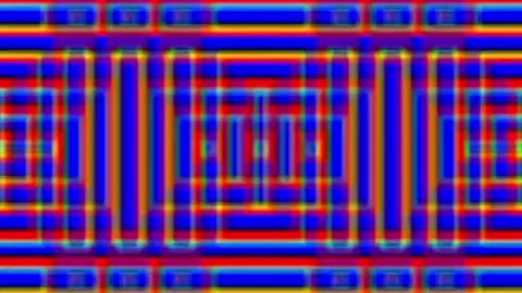 Rectangular Optical Illusion Pattern Vidéo 332178834