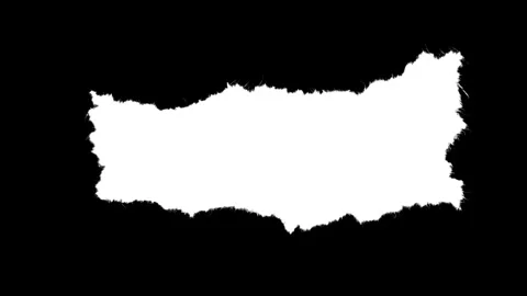 Rectangular Paper Scrap with Large Rough Edges 3 Stock Footage 332217951