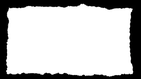 Rectangular Paper Scrap with Small Rough Edges 2 Stock Footage 332218280